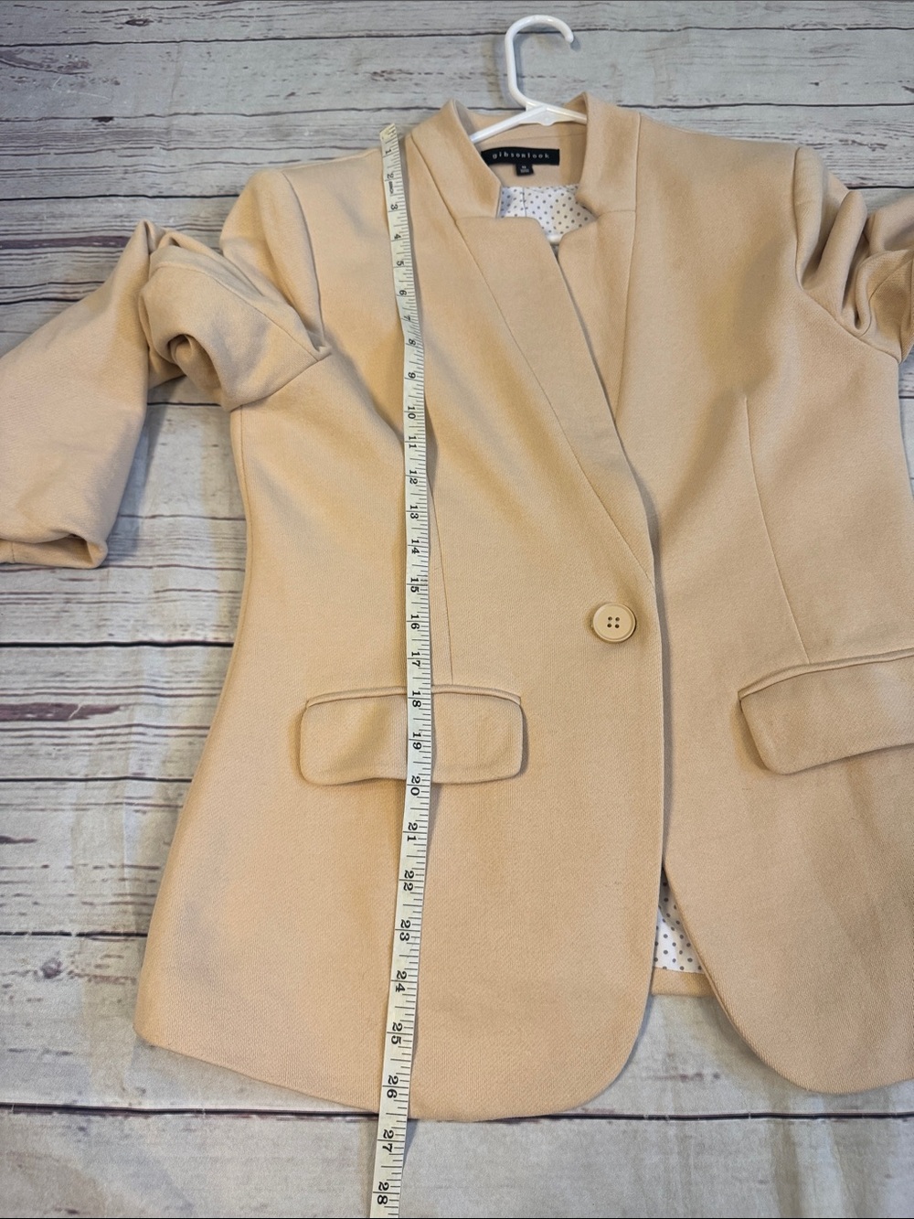 Gibson Look Notch Collar Blazer - Picture 11 of 14